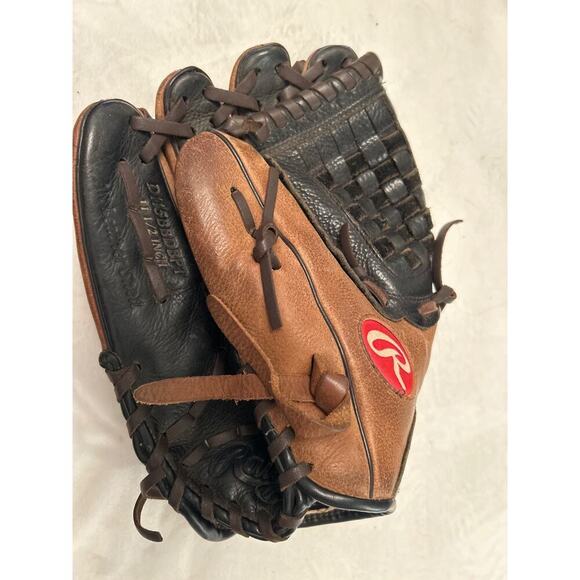 Rawlings D115PTB Premium Series 11.5" Youth Leather Baseball Softball Glove LHT - Picture 3 of 10